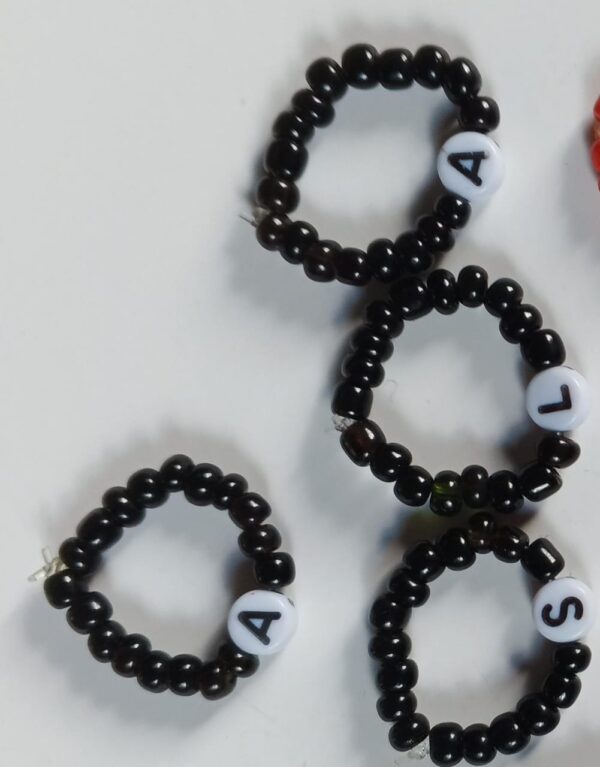 Letter Black Rings