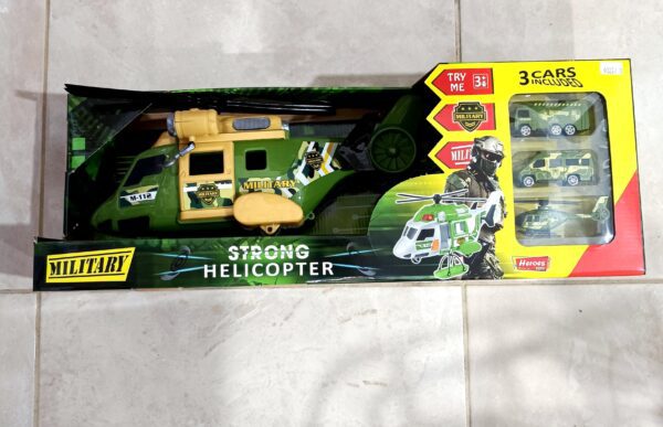 Military Strong Helicopter Playset