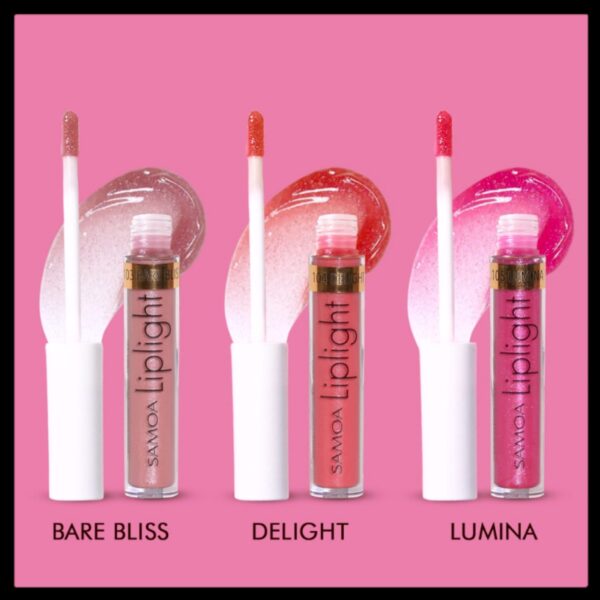 Samoa LipLight Gloss Set - Bare Bliss, Delight, Lumina