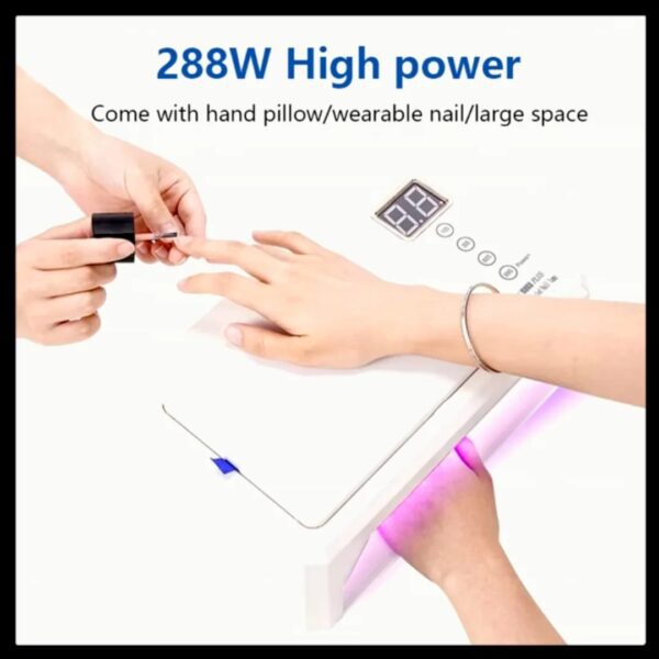 288W High-Power Nail Dryer