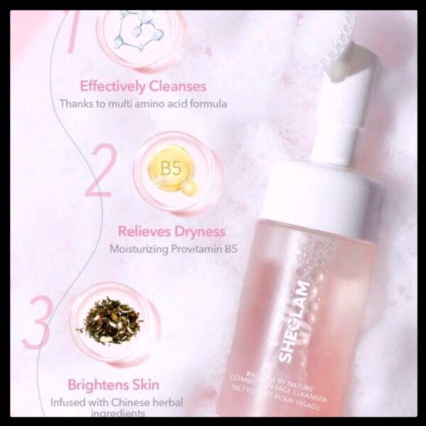 SheGlam Oily & Combo Skin Face Cleanser - Image 3