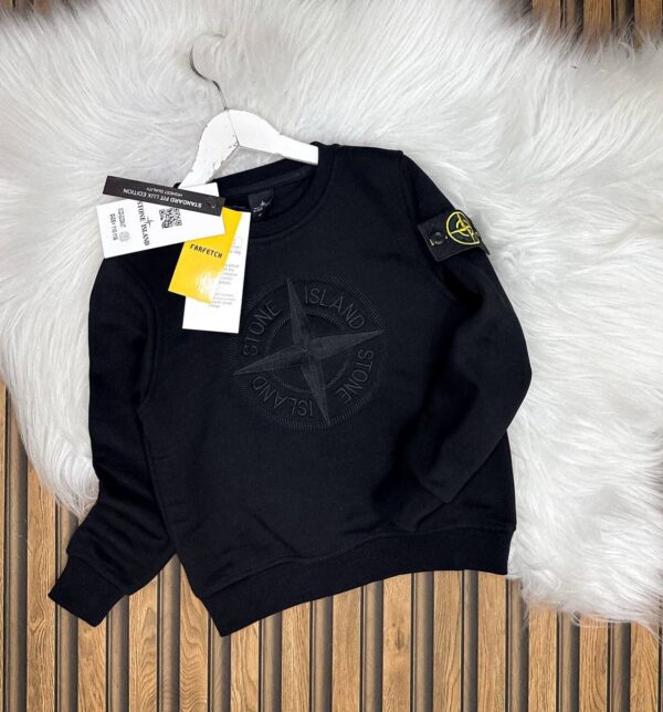 Stone Island Compass Logo Sweatshirt - Image 2