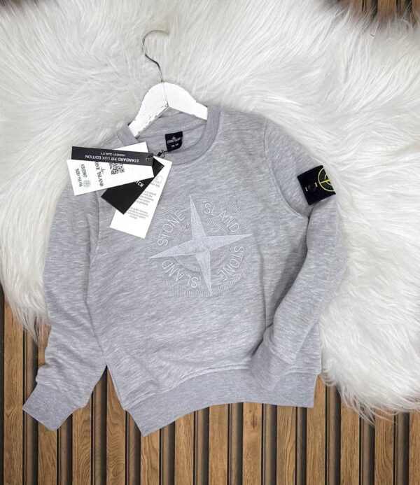 Stone Island Compass Logo Sweatshirt - Image 3