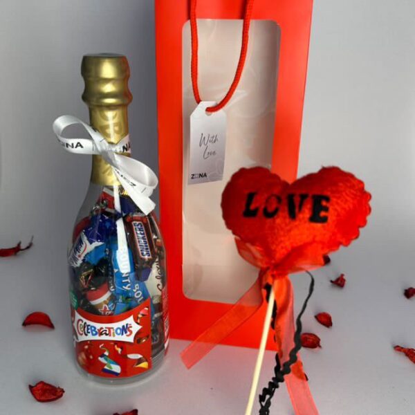 Celebrations Bottle with Love Gift Box