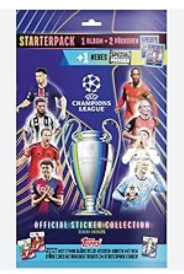 UEFA Champions League 2025 Official Sticker Album Starter Pack