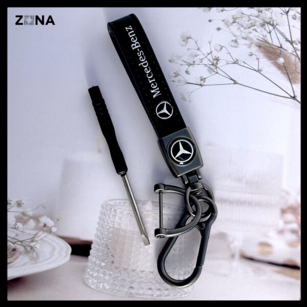 Luxury Car Brand Leather Keychain - Image 4