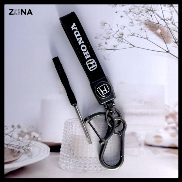 Luxury Car Brand Leather Keychain - Image 2