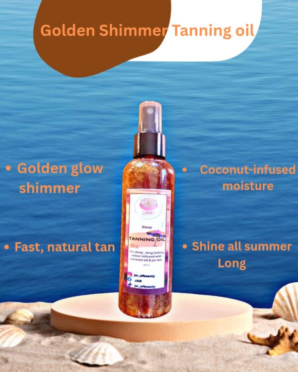 Golden Shimmer Tanning Oil