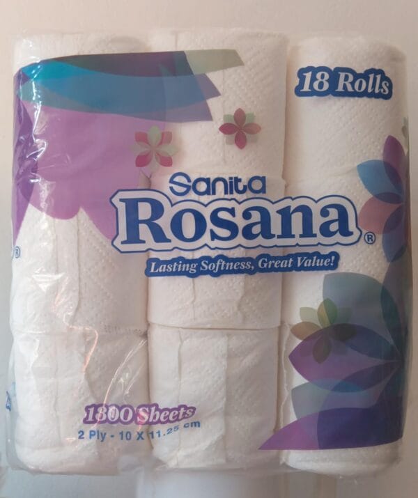 Sanita Rosana Toilet Tissues 18 Rolls