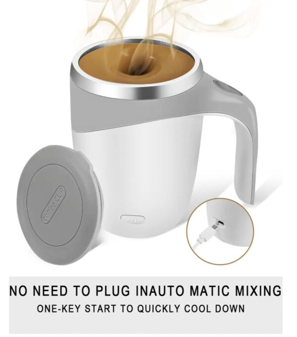 Automatic Self-Stirring Magnetic Coffee Mug - Image 3