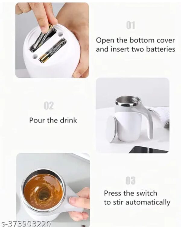 Automatic Self-Stirring Magnetic Coffee Mug - Image 4