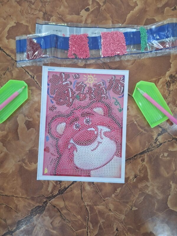 Framed "Lotso" Diamond Art - Image 4