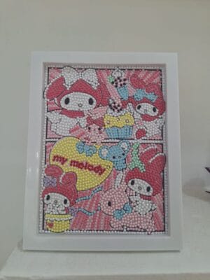 Framed "My Melody" Diamond Art