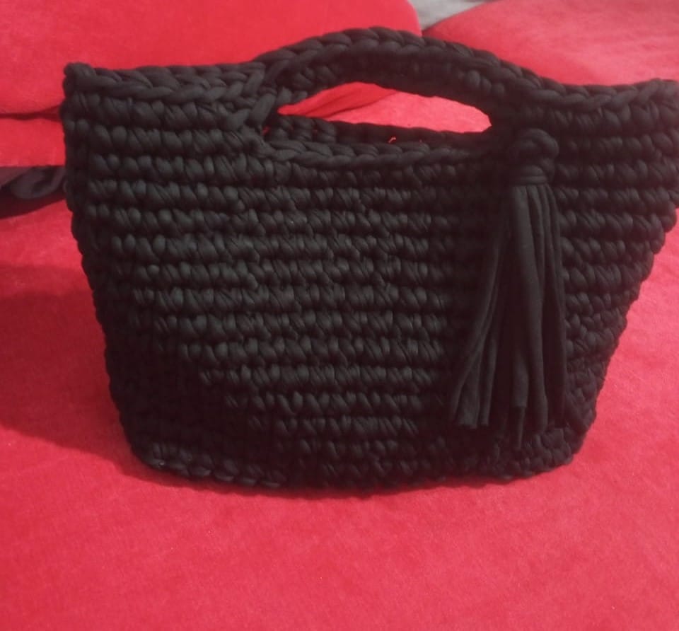 handmade crochet handbag