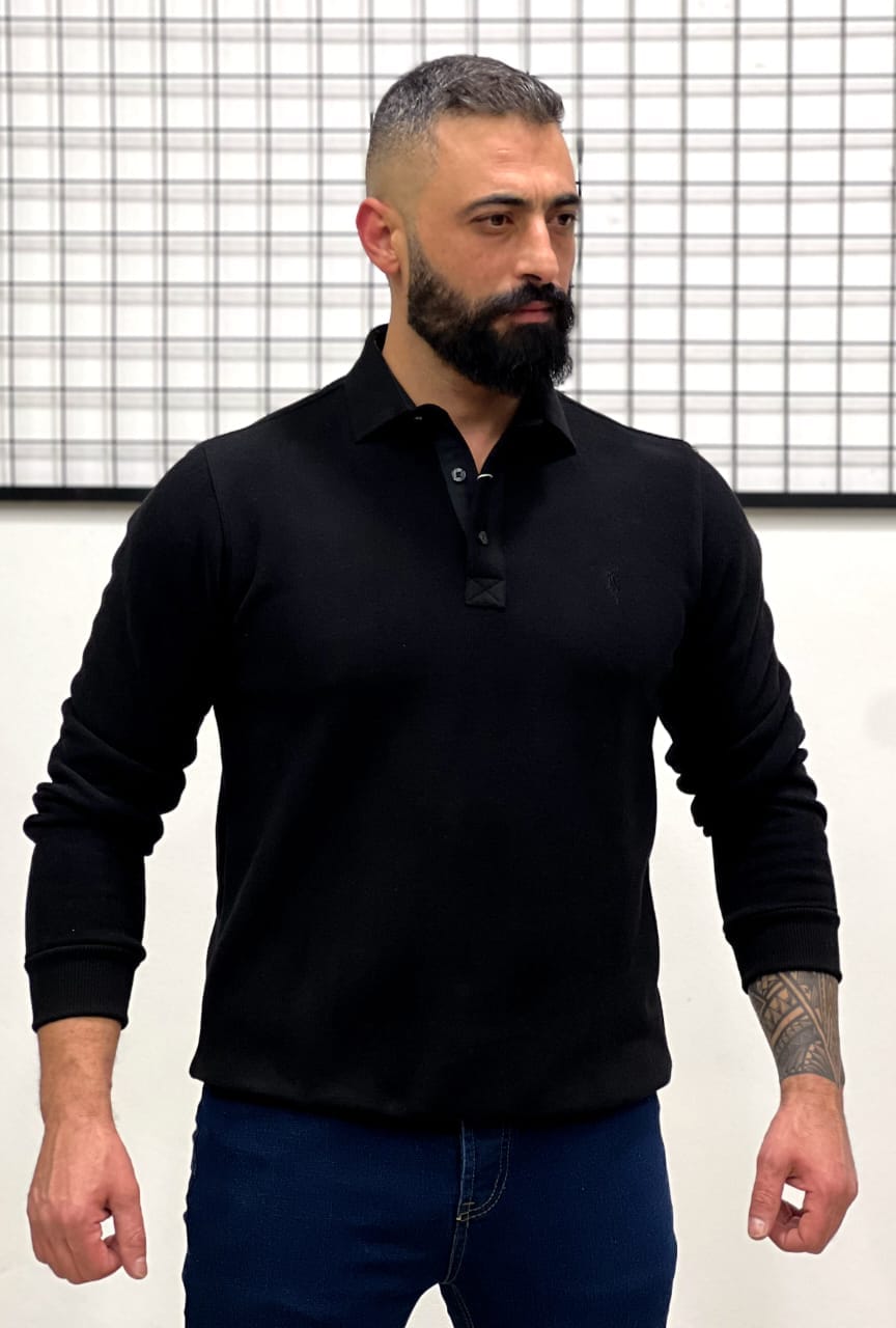 Men’s Premium Cotton Long Sleeve Collection - Image 3