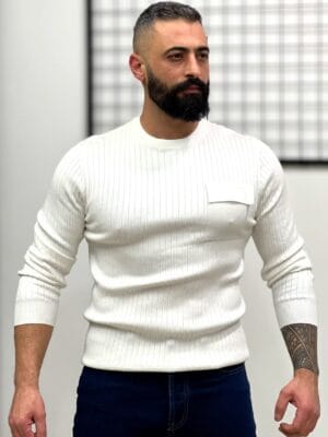 Men’s Ribbed Knit Sweater