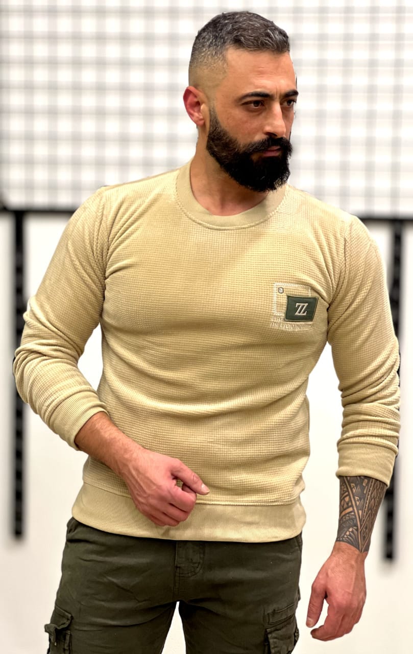 Men’s Waffle Knit Sweatshirt