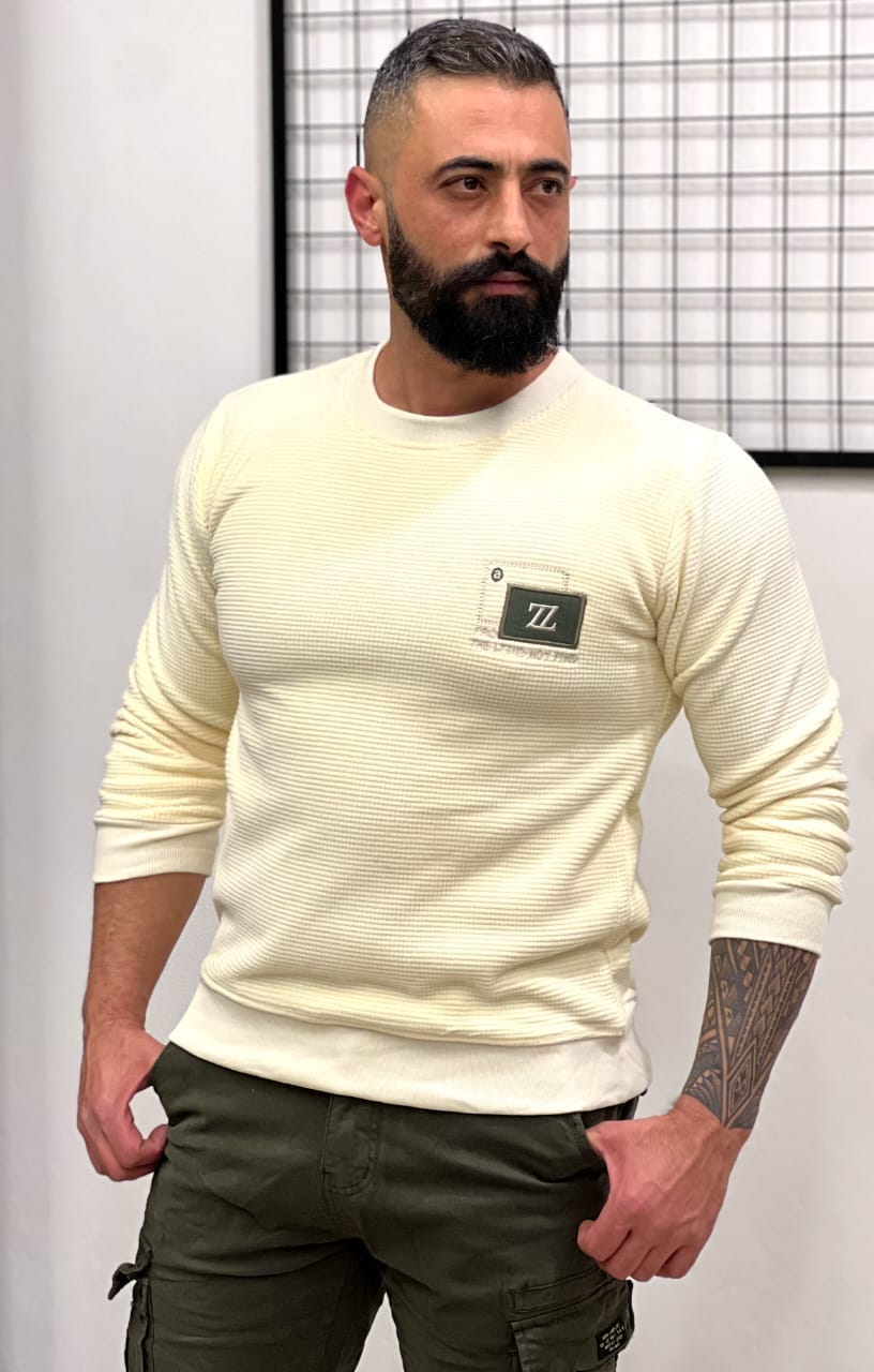 Men’s Waffle Knit Sweatshirt