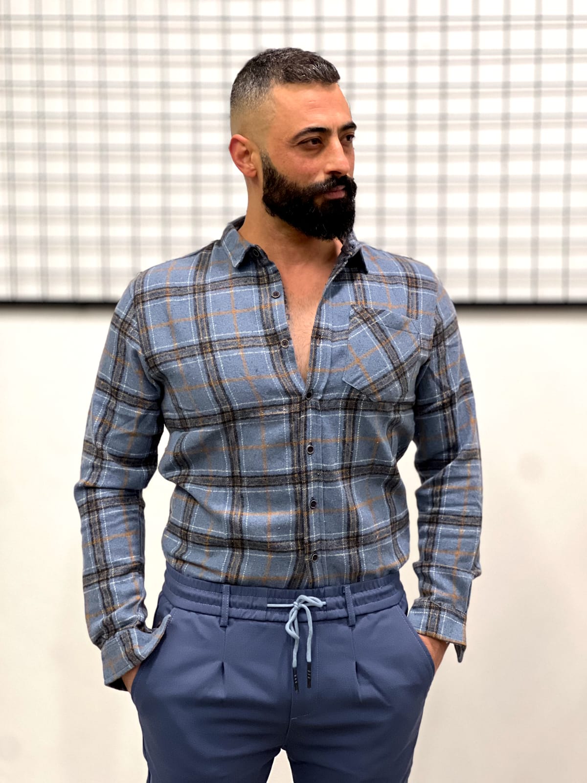 Men’s Plaid Flannel Shirt