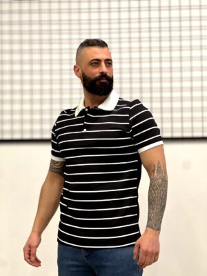 Men’s Classic Striped Polo